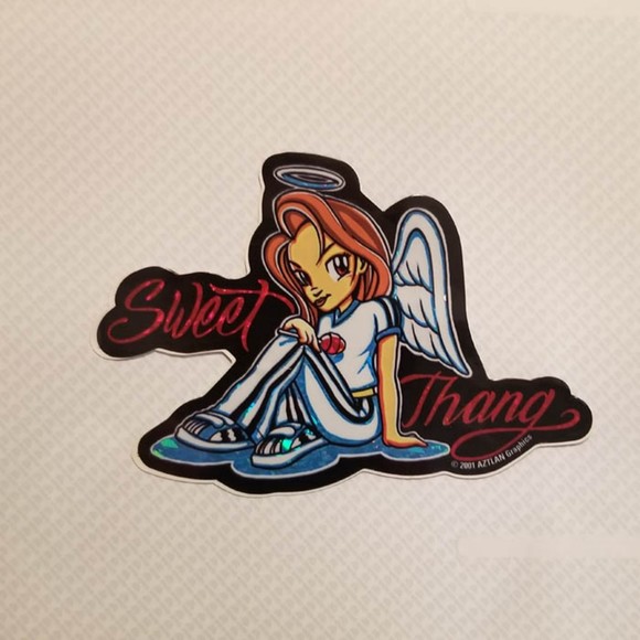 '01 Aztlan Graphics vending machine stickers Sweet Thang - Picture 2 of 6